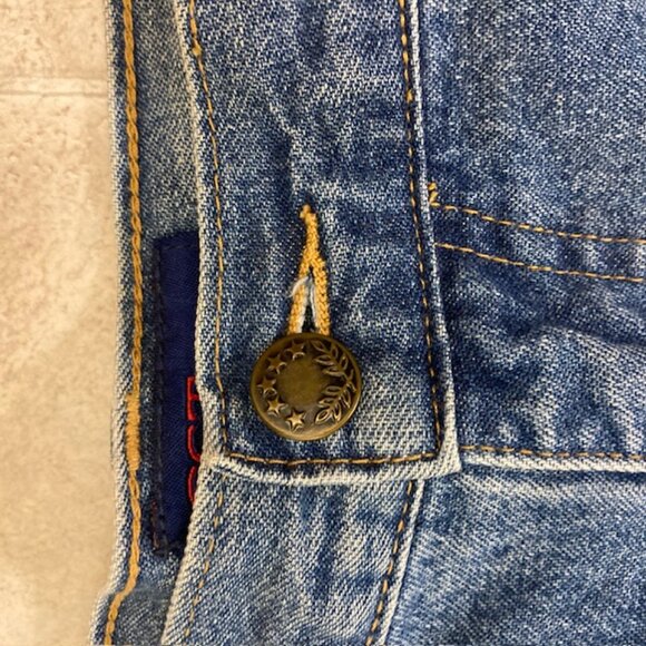 CST BLUES DENIM SHORTS PLUS 30W ELASTIC WAIST 100% COTTON - Picture 4 of 10